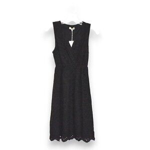 Le Ragazze Eyelet Lace Sleeveless Dress Size S